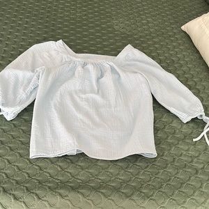 Light blue blouse size large